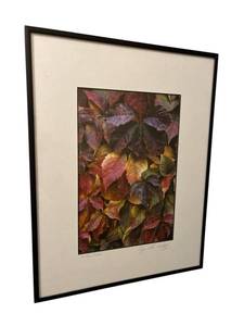 lot 452 image: Framed and Signed Jim Gindorff In Fall Glory Art (11 x 14)