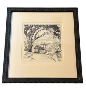 lot 457 image: Tom Wilder Framed Art Print (14.5 x 15.25)