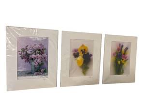 lot 458 image: Set of 3 Nancy Brenny Signed Photographed Art Pieces (11 X 14)