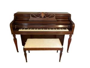RARE Antique Mason & Hamlin Upright Piano (Style D) (Circa 1915), Dark Brown/Mahagany, in Working Condition - NO RESERVE!
