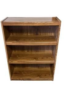 lot 471 image: Wooden Bookshelf (30 W x 41.75 T x 11.5 D)