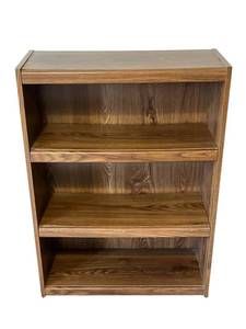 lot 463 image: Wooden Bookshelf (30 W x 41.75 T x 11.5 D)