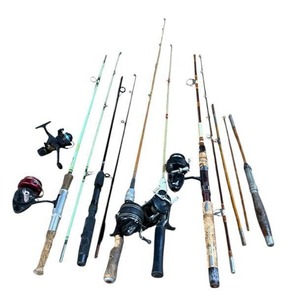 lot 507 image: Antique and Vintage Fishing Rods and Reels