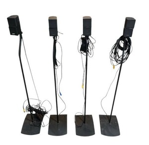 lot 517 image: BOSE Cube Speakers, 41 Tall - Some Wear
