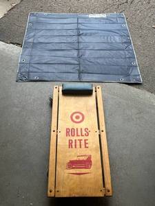 lot 632 image: ROLLS-RITE Mechanics Creeper & MudN Muck Floor Mat