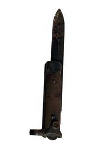 lot 680 image: WW2 Italian Carcano Folding Bayonet Knife (4 Blade)