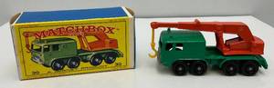 1960's Original Matchbox Lesney N0. 30 Eight Wheel Crane New In Original Box
