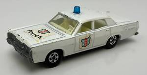 lot 35 image: 1960s Original Matchbox Lesney SUPERFAST  N0. 55 OR 73  Mercury Police Car RARE Blue Top Light