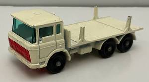lot 41 image: 1960s Original Matchbox DAF Lesney N0. 58 Girder Truck (Missing Girders)