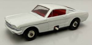 lot 61 image: RARE 1966s Original Matchbox Lesney N0. 8 Ford Mustang Coupe (STEERABLE)