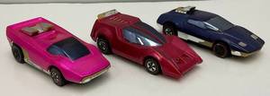 lot 91 image: 1969 Hot Wheels Redline SIZZLERS (Chrome Missing)