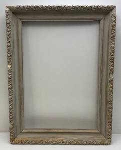 lot 171 image: Antique Large Ornate Plaster & Wood Victorian Style Picture Frame 26 12 x 35