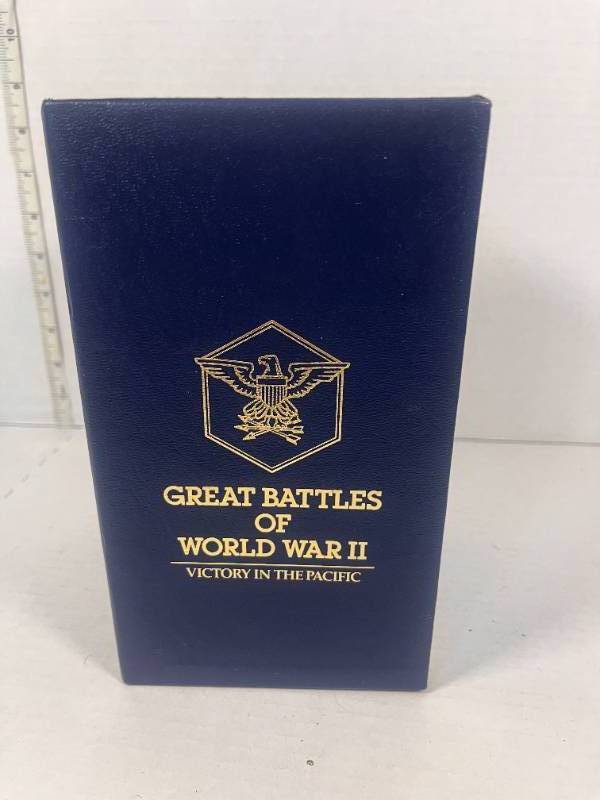 lot 21 image: Great Battles Vol.1-4 VHS Tapes Readers Digest