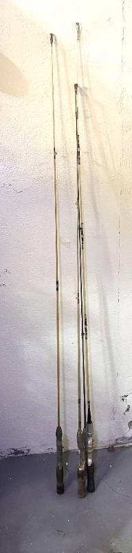 lot 70 image: Three Vintage Rods