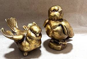 lot 112 image: Pair of Vintage Love Bird Figurines