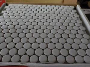 lot 13 image: 5 ctns Daltile Ceramic Mosaic Satin...