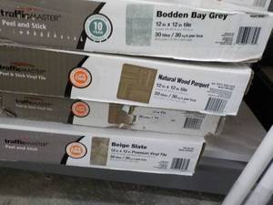lot 22 image: 4 ctns Misc Traffic Master Flooring...