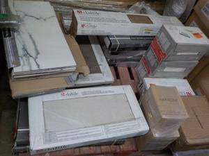 lot 23 image: Pallet of Misc Tile - see all pictu...