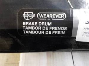 lot 44 image: CARQUEST 2 ct Brake Drums YH140745...