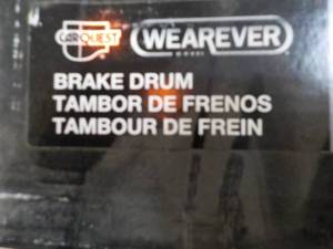 lot 46 image: CARQUEST 2 ct Brake Drums YH140480...