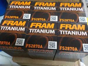 lot 63 image: 6 ct Fram Titanium Synthetic Oil Fi...