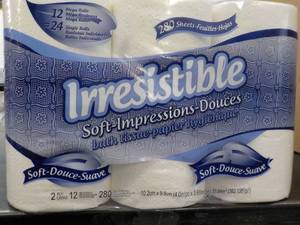 lot 121 image: 12 Rolls Irresistible 2 ply Bath Ti...