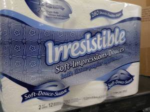 lot 123 image: 12 Rolls Irresistible 2 ply Bath Ti...
