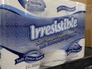 lot 125 image: 12 Rolls Irresistible 2 ply Bath Ti...
