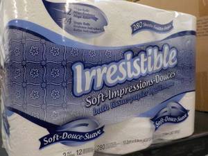 lot 126 image: 12 Rolls Irresistible 2 ply Bath Ti...