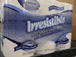 lot 127 image: 12 Rolls Irresistible 2 ply Bath Ti...