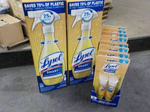 lot 129 image: 16 Lysol Smart Cleaner Refills and ...