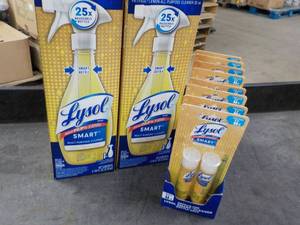 lot 131 image: 16 Lysol Smart Cleaner Refills and ...