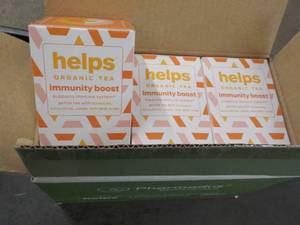 lot 143 image: 96 ct Helps Organic Tea...