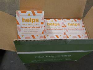 lot 145 image: 96 ct Helps Organic Tea...
