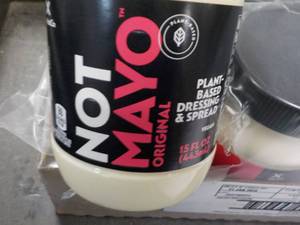 lot 150 image: 12 ct Not Mayo Plant Based Dressing...