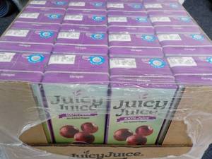 lot 160 image: 32 pack Grape Juicy Juice...