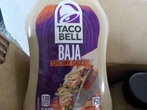 lot 177 image: 8 ct Taco Bell BAJA Sauce 12 oz...