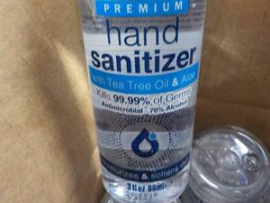 lot 186 image: 24 ct 3 oz Hand Sanitizers...