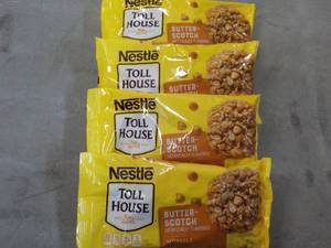lot 194 image: 4 ct 11 oz Bags Nestle Butterscotch...