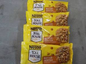 lot 196 image: 4 ct 11 oz Bags Nestle Butterscotch...