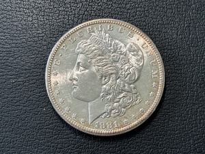 lot 2 image: 1881-S Morgan Dollar