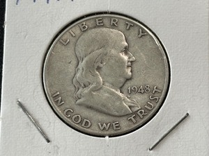 lot 34 image: 1948-D Franklin Half Dollar