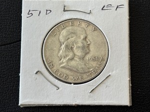 lot 38 image: 1951-D Franklin Half Dollar