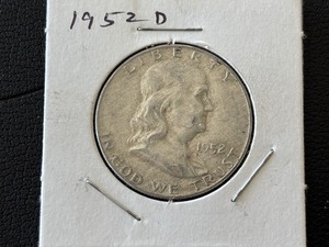 lot 41 image: 1952-D Franklin Half Dollar