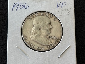 lot 45 image: 1956 Franklin Half Dollar