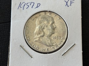 lot 47 image: 1957-D Franklin Half Dollar
