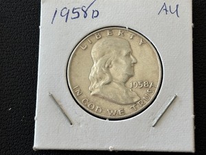 1958-D Franklin Half Dollar
