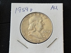 lot 50 image: 1959-D Franklin Half Dollar