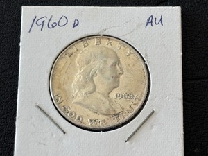 lot 52 image: 1960-D Franklin Half Dollar
