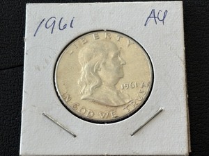 lot 53 image: 1961 Franklin Half Dollar